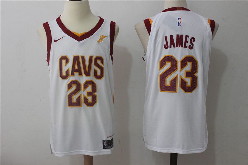 2017 Men Cleveland Cavaliers 23 Lebron James white Nike NBA Jerseys